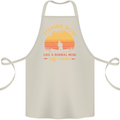 Fishing Mom Like a Normal but Cooler Cotton Apron 100% Organic Natural
