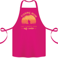 Fishing Mom Like a Normal but Cooler Cotton Apron 100% Organic Pink