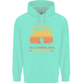 Fishing Mom Like a Normal but Cooler Mens 80% Cotton Hoodie Peppermint