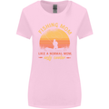 Fishing Mom Like a Normal but Cooler Womens Wider Cut T-Shirt Light Pink