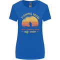 Fishing Mom Like a Normal but Cooler Womens Wider Cut T-Shirt Royal Blue