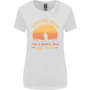 Fishing Mom Like a Normal but Cooler Womens Wider Cut T-Shirt White