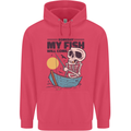 Fishing My Fish Will Come Funny Fisherman Childrens Kids Hoodie Heliconia