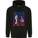 Fishing Passion Is the Key Fisherman Childrens Kids Hoodie Black