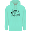 Fishing Rod for My Wife Fisherman Funny Mens 80% Cotton Hoodie Peppermint