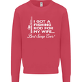 Fishing Rod for My Wife Funny Fisherman Mens Sweatshirt Jumper Heliconia