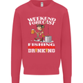 Fishing Weekend Forecast Funny Fisherman Mens Sweatshirt Jumper Heliconia