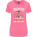 Fishing Weekend Forecast Funny Fisherman Womens Wider Cut T-Shirt Azalea