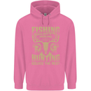 Fishing & Hunting Fisherman Hunter Funny Childrens Kids Hoodie Azalea