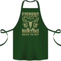 Fishing & Hunting Fisherman Hunter Funny Cotton Apron 100% Organic Forest Green