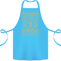 Fishing & Hunting Fisherman Hunter Funny Cotton Apron 100% Organic Turquoise