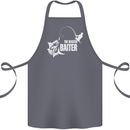 Fishing the Master Baiter Funny Fisherman Cotton Apron 100% Organic Steel