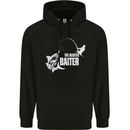 Fishing the Master Baiter Funny Fisherman Mens 80% Cotton Hoodie Black