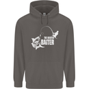 Fishing the Master Baiter Funny Fisherman Mens 80% Cotton Hoodie Charcoal