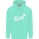Fishing the Master Baiter Funny Fisherman Mens 80% Cotton Hoodie Peppermint
