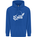 Fishing the Master Baiter Funny Fisherman Mens 80% Cotton Hoodie Royal Blue