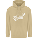 Fishing the Master Baiter Funny Fisherman Mens 80% Cotton Hoodie Sand