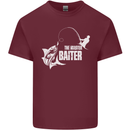 Fishing the Master Baiter Funny Fisherman Mens Cotton T-Shirt Tee Top Maroon