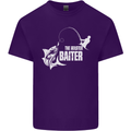 Fishing the Master Baiter Funny Fisherman Mens Cotton T-Shirt Tee Top Purple