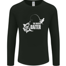 Fishing the Master Baiter Funny Fisherman Mens Long Sleeve T-Shirt Black