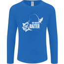 Fishing the Master Baiter Funny Fisherman Mens Long Sleeve T-Shirt Royal Blue