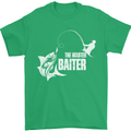 Fishing the Master Baiter Funny Fisherman Mens T-Shirt Cotton Gildan Irish Green