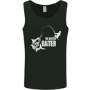 Fishing the Master Baiter Funny Fisherman Mens Vest Tank Top Black