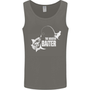 Fishing the Master Baiter Funny Fisherman Mens Vest Tank Top Charcoal