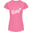Fishing the Master Baiter Funny Fisherman Womens Petite Cut T-Shirt Azalea