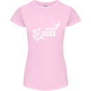 Fishing the Master Baiter Funny Fisherman Womens Petite Cut T-Shirt Light Pink
