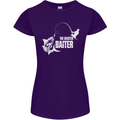 Fishing the Master Baiter Funny Fisherman Womens Petite Cut T-Shirt Purple