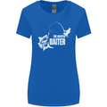 Fishing the Master Baiter Funny Fisherman Womens Wider Cut T-Shirt Royal Blue