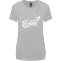 Fishing the Master Baiter Funny Fisherman Womens Wider Cut T-Shirt Sports Grey