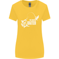 Fishing the Master Baiter Funny Fisherman Womens Wider Cut T-Shirt Yellow