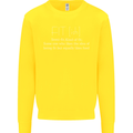 Fit ish Funny Gym Training Top Overweight Kids Sweatshirt Jumper Yellow