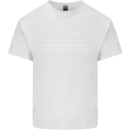 Fit ish Funny Gym Training Top Overweight Kids T-Shirt Childrens White