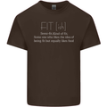 Fit ish Funny Gym Training Top Overweight Mens Cotton T-Shirt Tee Top Dark Chocolate