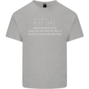 Fit ish Funny Gym Training Top Overweight Mens Cotton T-Shirt Tee Top Sports Grey