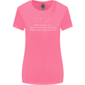 Fit ish Funny Gym Training Top Overweight Womens Wider Cut T-Shirt Azalea