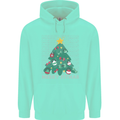 Fitness Merry Fitmas Christmas Tree Gym Childrens Kids Hoodie Peppermint