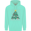 Fitness Merry Fitmas Christmas Tree Gym Childrens Kids Hoodie Peppermint