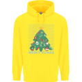 Fitness Merry Fitmas Christmas Tree Gym Childrens Kids Hoodie Yellow