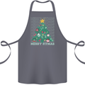 Fitness Merry Fitmas Christmas Tree Gym Cotton Apron 100% Organic Steel