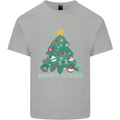 Fitness Merry Fitmas Christmas Tree Gym Kids T-Shirt Childrens Sports Grey