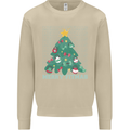 Fitness Merry Fitmas Christmas Tree Gym Mens Sweatshirt Jumper Sand