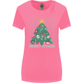 Fitness Merry Fitmas Christmas Tree Gym Womens Wider Cut T-Shirt Azalea