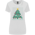 Fitness Merry Fitmas Christmas Tree Gym Womens Wider Cut T-Shirt White