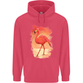 Flamingo Painting Childrens Kids Hoodie Heliconia