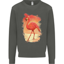 Flamingo Painting Kids Sweatshirt Jumper Storm Grey