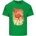 Flamingo Painting Kids T-Shirt Childrens Irish Green